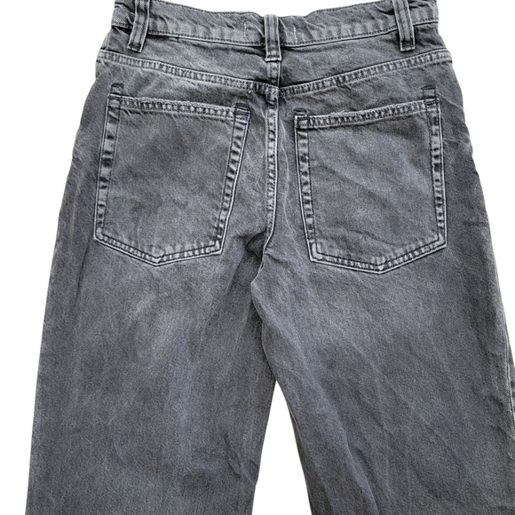 Free People Women's Wide-Leg Button-Fly Jeans Size 27 Inseam 28 Leg Openings 21 - Picture 8 of 9